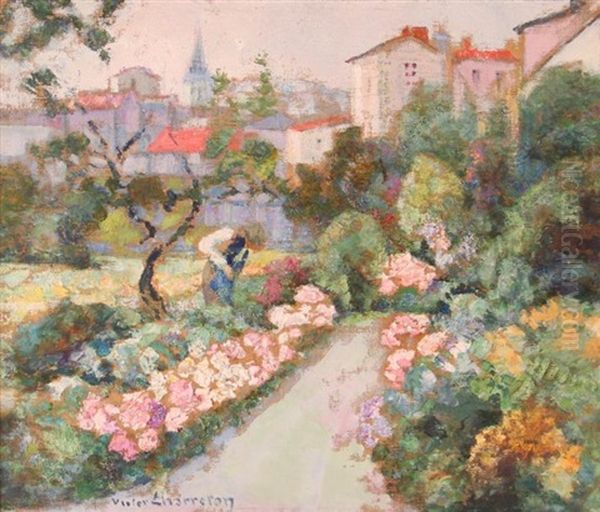 Jardin En France by Victor Charreton