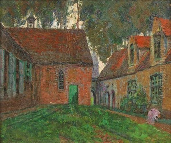 La Maison De Campagne Oil Painting by Victor Charreton