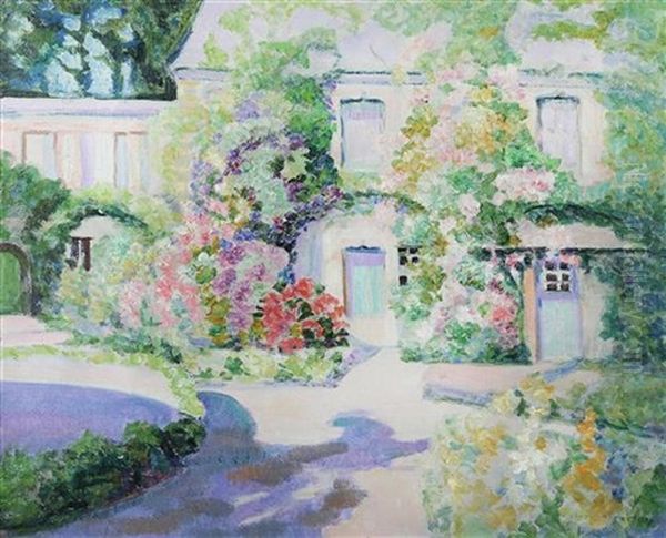 Jardin En Ete Oil Painting by Victor Charreton