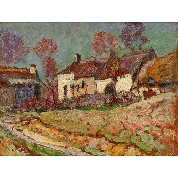 Auvergne: Au Soleil Du Printemps Oil Painting by Victor Charreton