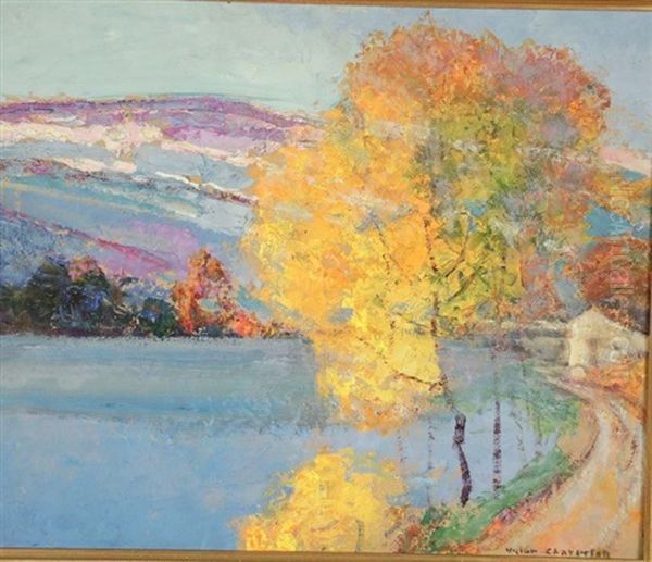 Le Petit Lac Oil Painting by Victor Charreton