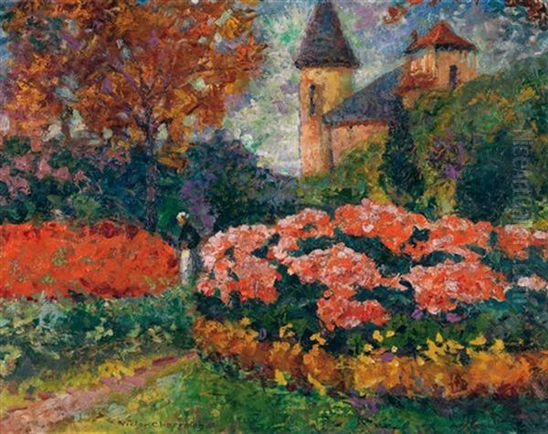 Le Jardin Du Chateau by Victor Charreton