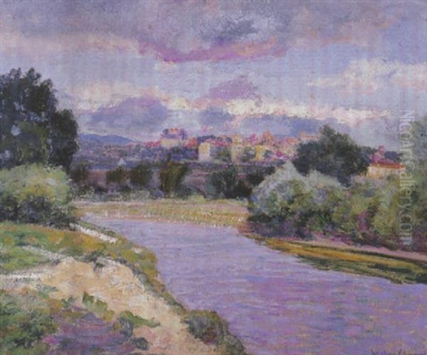 Le Val D'allier Oil Painting by Victor Charreton