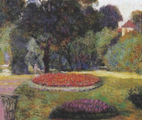 Jardin Public Oil Painting by Victor Charreton