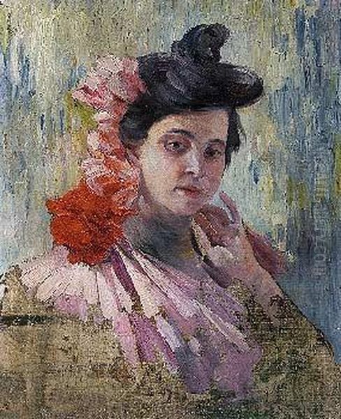 Manola Oil Painting by Alfred E., Alfredo Andersen