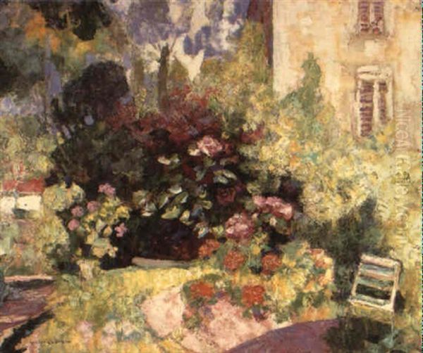 Le Jardin De Saint-amant, Tallende Oil Painting by Victor Charreton