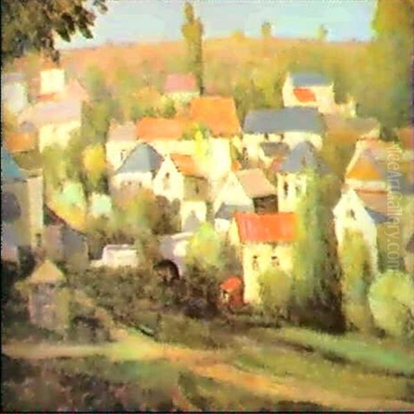 Le Village Oil Painting by Victor Charreton