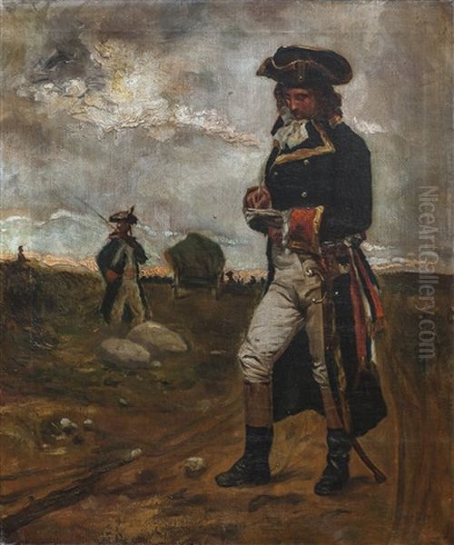 Soldados Napoleonicos Oil Painting by Henri-Georges-Jacques Chartier