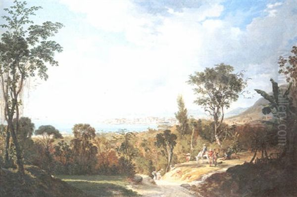 Vista General De Panama Oil Painting by Ernesto Charton