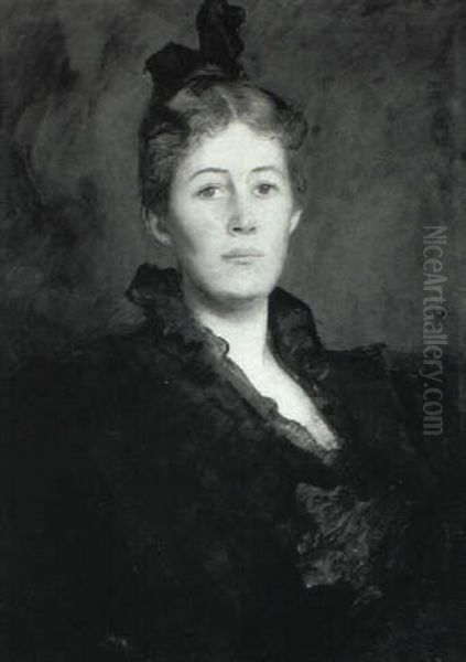 Portrait Of Frances Mcneil Corse Oil Painting by Adelaide Cole Chase