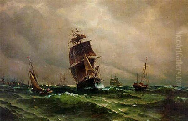 Top Sail Breeze Oil Painting by Henry Chase