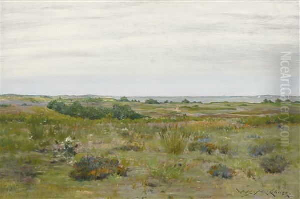 The Blown Thistle, Long Island Oil Painting by William Merritt Chase