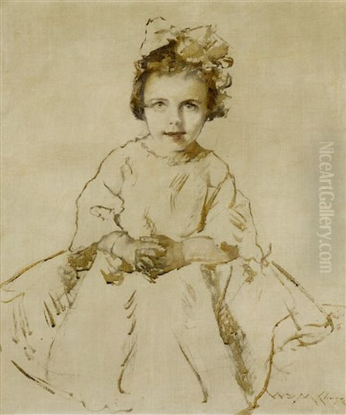 Mary Content Oil Painting by William Merritt Chase