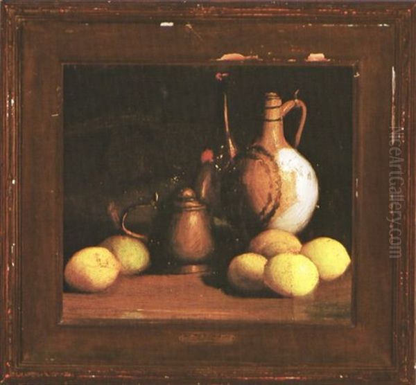 Still Life, Lemons by William Merritt Chase