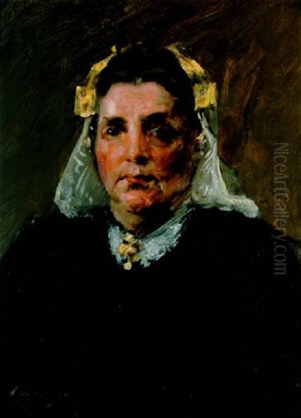 Woman Of Holland Oil Painting by William Merritt Chase