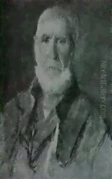 Old Mr. Woodburn Oil Painting by William Merritt Chase