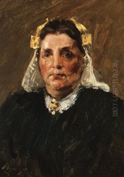 Woman Of Holland Oil Painting by William Merritt Chase