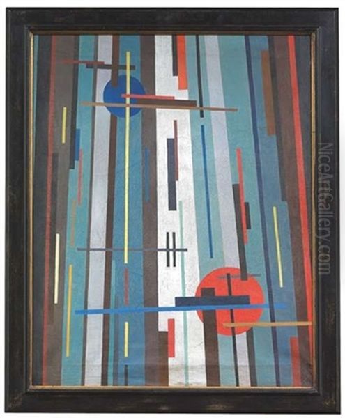 Suprematisme Oil Painting by Ilya Chashnik