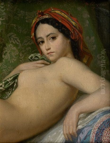 Jeune Femme Oil Painting by Theodore Chasseriau