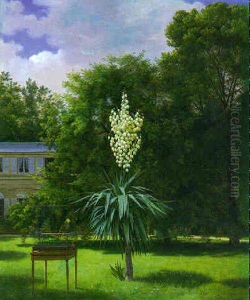 Yucca Gloriosa Oil Painting by Antoine Chazal