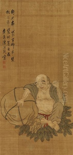 Budai Oil Painting by  Chen Hongshou