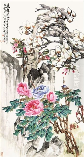 Flowers Oil Painting by  Cheng Zhang