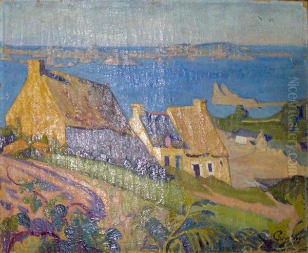 Golfe Du Morbihan Oil Painting by Ernest-Jean Chevalier