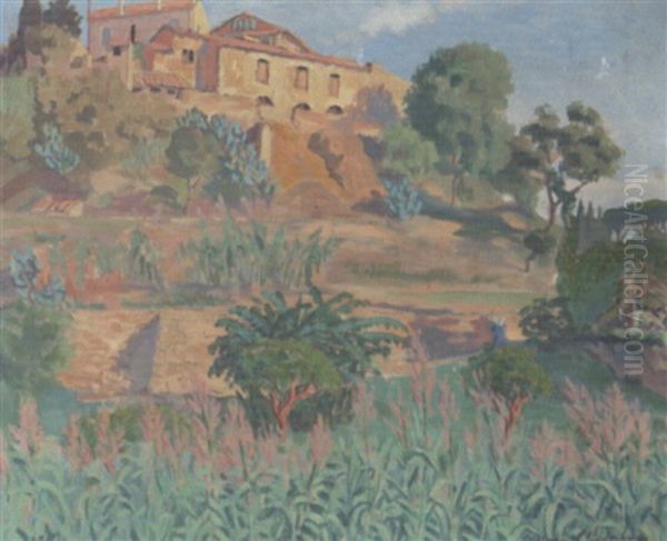 Paysage D'algerie Oil Painting by Henry Chevalier