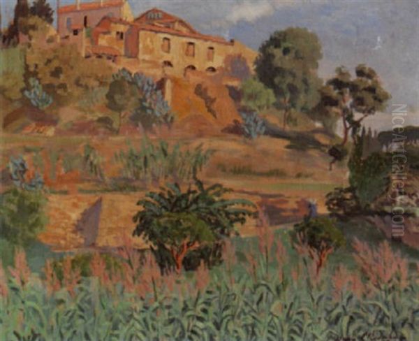 Paysage D'algerie Oil Painting by Henry Chevalier