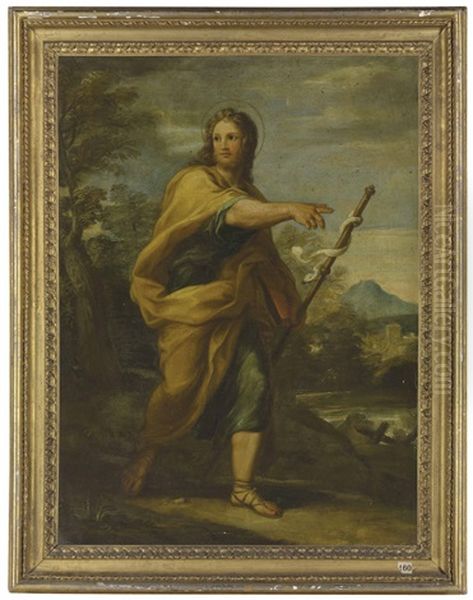 Saint John The Baptist Oil Painting by Giuseppe Bartolomeo Chiari