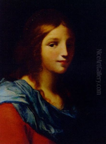 The Madonna Oil Painting by Giuseppe Bartolomeo Chiari