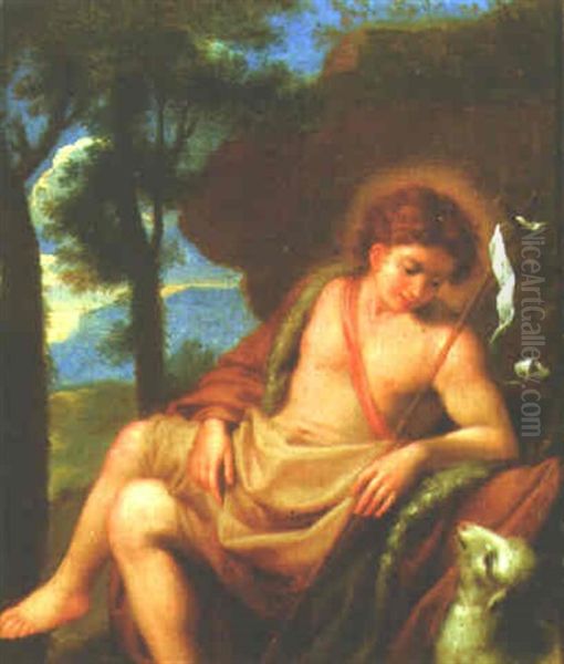 Saint John The Baptist Oil Painting by Giuseppe Bartolomeo Chiari