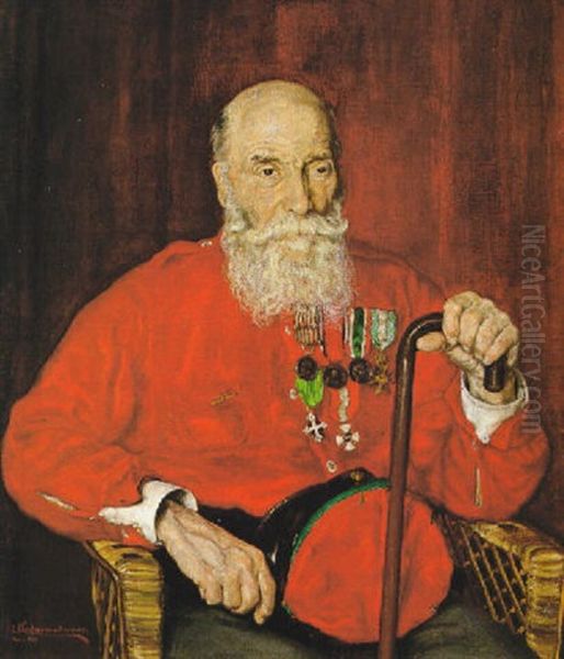 General Garibaldino Oil Painting by Eduardo Chicharro Aguera