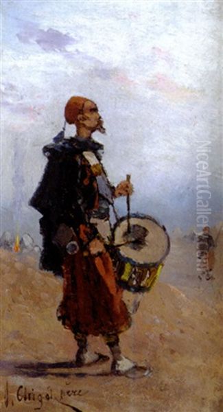 Le Zouave Oil Painting by Alphonse Chigot