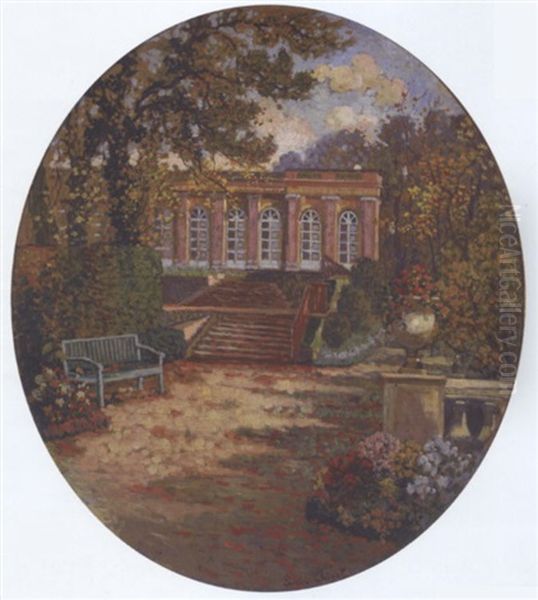 Parc Fleuri Oil Painting by Eugene Chigot