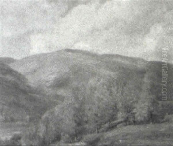 Vermont Hills Oil Painting by Edwin Burrage Child