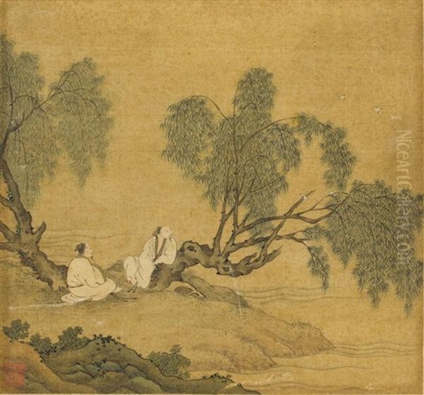 Untitled Oil Painting by  Chinese School-Ming Dynasty