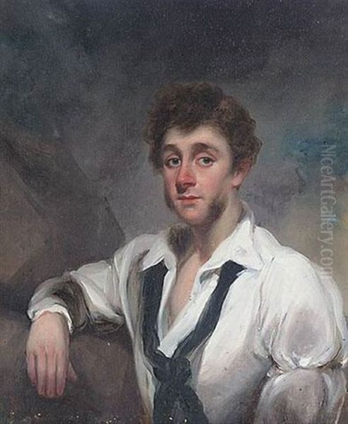 Potrait Of A Gentleman Oil Painting by George Chinnery