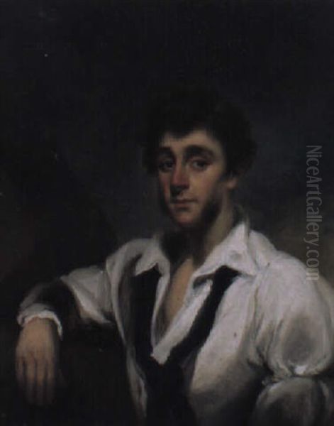 Portrait Of A Man Oil Painting by George Chinnery