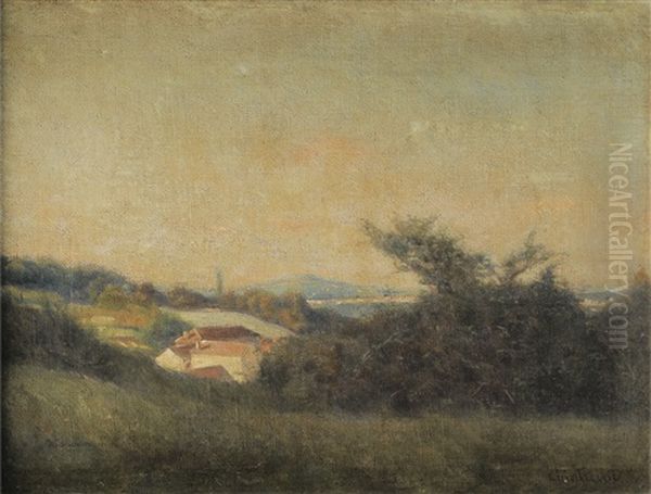 Vue Des Hauteurs De Meudon Oil Painting by Antoine Chintreuil