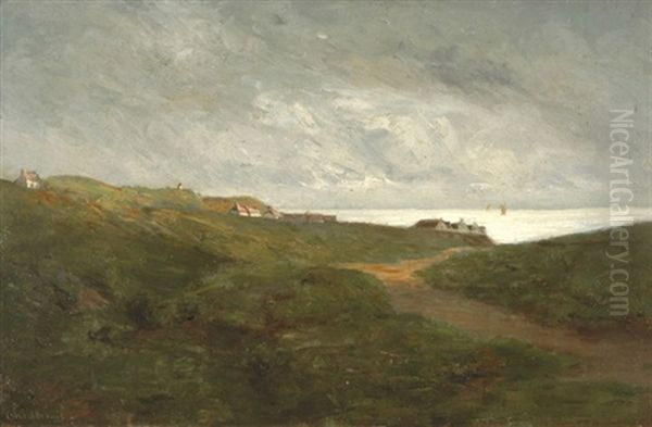 Landschaft Beim Kap Gris-nez Oil Painting by Antoine Chintreuil