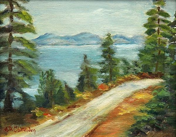 Lake Tahoe Oil Painting by Alice Brown Chittenden