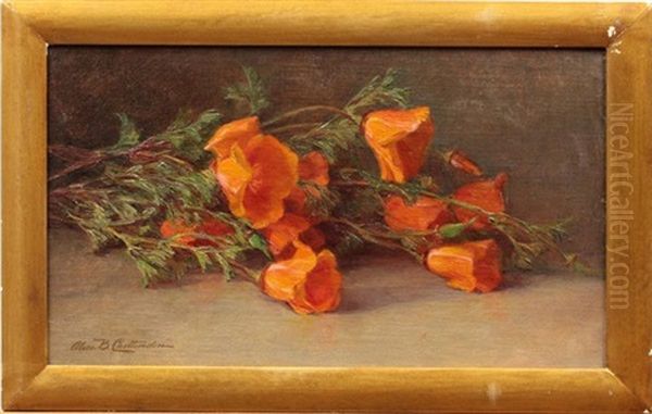 Still Life With Poppies Oil Painting by Alice Brown Chittenden