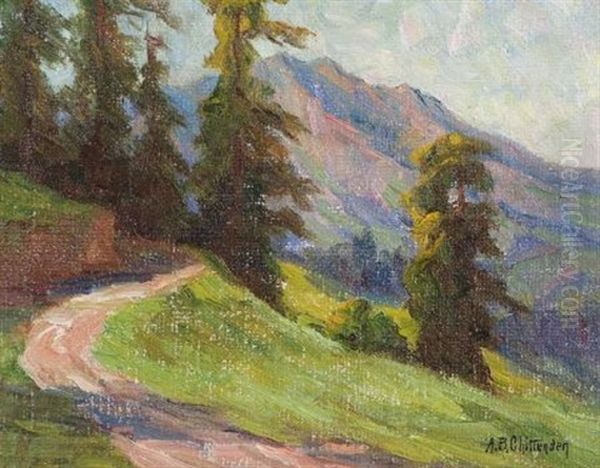 Mt. Tamalphais, California Oil Painting by Alice Brown Chittenden