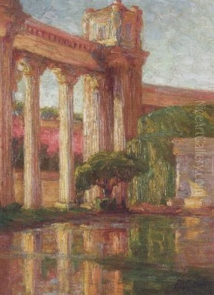 Palace Of Fine Arts, San Francisco Oil Painting by Alice Brown Chittenden