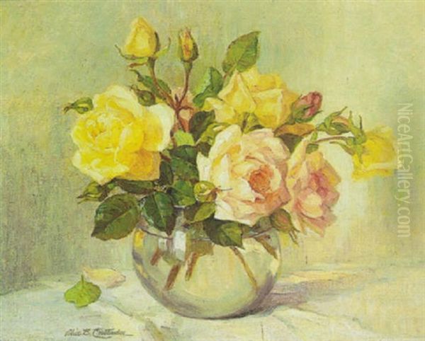 Roses Oil Painting by Alice Brown Chittenden