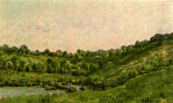 Landschaft Oil Painting by Jules-Charles Choquet