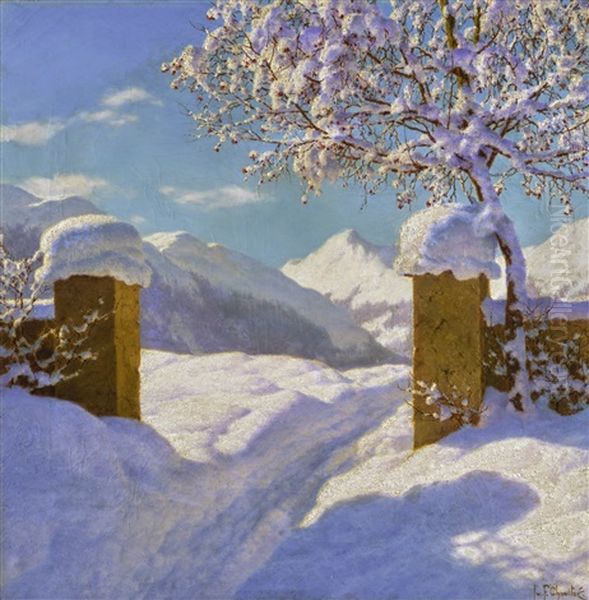 Symphony In White And Blue by Ivan Fedorovich Choultse