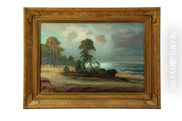 Beachscape As Dusk Oil Painting by Ivan Fedorovich Choultse