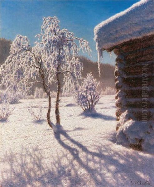 Nevicata Oil Painting by Ivan Fedorovich Choultse